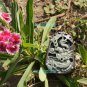 Natural purple jade. Hand-carved (amulet) dragon. Necklace Pendants 47x30x8mm