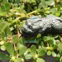 Natural purple gray jade, hand-carved, brave. Necklace pendant 38x17x11 mm
