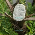 Natural white, handmade. (Auspicious) dragon and phoenix .. necklace pendant.48x34x5mm.