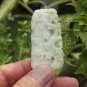 Gone Huang Fei natural white jade pendant. Magpie plum bamboo, hand-carved, necklaces 47x24x7 mm