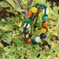 .10 mm red, yellow, white and green purple yuan beads, handmade bracelets cleverly prepared