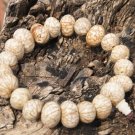 Natural Xingyue Pu Tizi bracelet. Mara meditation, yoga, 15 mm 21 Yuan beads. Rubber band strung.