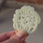 Natural White Jade , hand carved Gods Samsung , necklaces, pendants 49x5mm