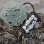 Natural ice kinds of jade, hand-carved Gods , necklaces , pendants 49x5mm