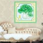 Cabbage, ( one hundred Choi ) cross-stitch finished painting the living room 32 X 32CM