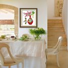 Wishful people , vases ( Plum ) cross stitch finished painting the living room 38 X 41CM