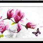 Magnolia (Magnolia red) cross-stitch finished painting the living room 121x41cm