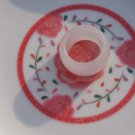 White agate ( hand-carved ) ring. Ring approximately 22x18x5 mm