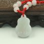 Gold inlaid jade bag (blessing) necklace and pendant