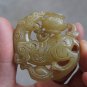 Antique jade the mythical wild animal cornucopia (four seasons make a fortune). Necklace pendant