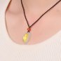 Gold inlaid jade lucky pendant Golden cicada (blockbuster). Necklace pendant.