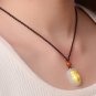 Gold inlaid jade lucky pendant Golden cicada (blockbuster). Necklace pendant.