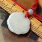 Gold inlaid jade (talisman) ChangMingSuo zodiac necklace pendant (horse)