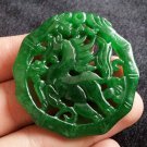 Hand hollow-out valuable.such handiwork jade horse. A quick Lucky pendant necklace