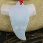 Gold inlaid jade lucky pendant Jade mei magpie on charm necklace pendant