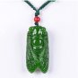 jasper Manual sculpture cicadas Cicada (blockbuster). Auspicious necklace pendant.