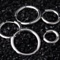 Titanium steel black and white, male and female ear ring Earrings ear clip. Couples with