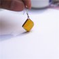 925 sterling silver inlaid yellow agate sexy eardrop restoring ancient ways/stud earrings
