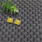 925 sterling silver inlaid yellow agate sexy eardrop restoring ancient ways/stud earrings