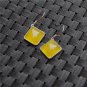925 sterling silver inlaid yellow agate sexy eardrop restoring ancient ways/stud earrings