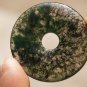 Natural aquatic agate manual sculpture Buckle (peace) of the four seasons peace pendant necklace