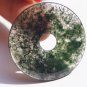 Natural aquatic agate manual sculpture Buckle (peace) of the four seasons peace pendant necklace