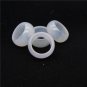 Manual sculpture, natural agate white agate rings (diameter of 18-20 mm)