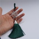 Manual sculpture chalcedony LianCai tassel (repeatedly rich) yinhua holds waist pendant