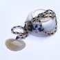 Natural agate ChangMingSuo (charm). Auspicious necklace pendant