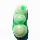 White and green jade green beans (peace) of the four seasons. The necklace pendant White and green jade green beans (peace) of the four seasons. The necklace pendant