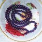 Tibetan Buddhism beads bracelet, 12mm blue jade, 108 beads, meditation yoga