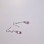 925 sterling silver color crystal sexy anti-allergic earrings. Beautiful women's choice