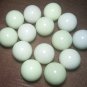 Genuine natural luminous stone (pearl). Fluorite blue green noctilucent ball. Furnishing articles