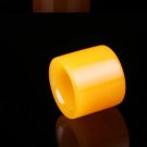 Hand-carved yellow dragon jade ring, (trigger finger) orange ring of charm. Hand-carved yellow dragon jade ring, (trigger finger) orange ring of charm.