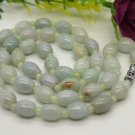Tibetan buddhist prayer beads 42 natural jade (drum beads + 44 round beads) bracelet necklace