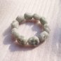 Hand carved jade Buddha, bracelet. A successful man like best