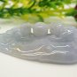 Pure natural grade A jade, hand-carved double - shaped opera beads, amulet necklace pendant,