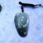 Natural ice type jade carving guanyin bodhisattva (amulet) pendant necklace (this is only one)