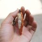Pure natural jade carving money conch (leaf type) auspicious pendant necklace (only one)