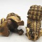 Antique bronze (year of qianlong kang xi), male lions. Small hand handle piece