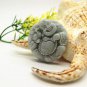 Hand-carved jade Buddha opera, the charm of the necklace pendant.