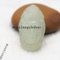 Natural jade, hand-carved hollow double dragon worship, amulet necklace pendant necklace.