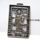 Antique white copper double - manjusri (pendant). Talisman necklace pendant. Antique white copper double - manjusri (pendant). Talisman necklace pendant.