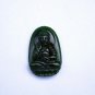 Hand-carved Mongolian jade pendant like Buddha, amulet - necklace pendant