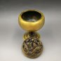 .Antique brass flower-gold torch incense burner (court system). A practical town house.