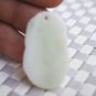 Light green jade 12 zodiac sheep, hand-carved 100%. Lucky charm pendant necklace.