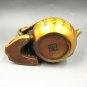 Antique brass gilding - floral print, (beauty) teapot. Wine pot - practical. The town house