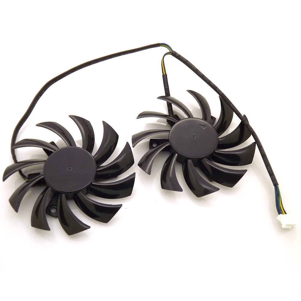 Ventola Di Raffreddamento Per Scheda Video - 2 Pezzi 75mm 12V 4-Pin Per GTX 460/560/570/580 E Modelli AMD - Foto 2