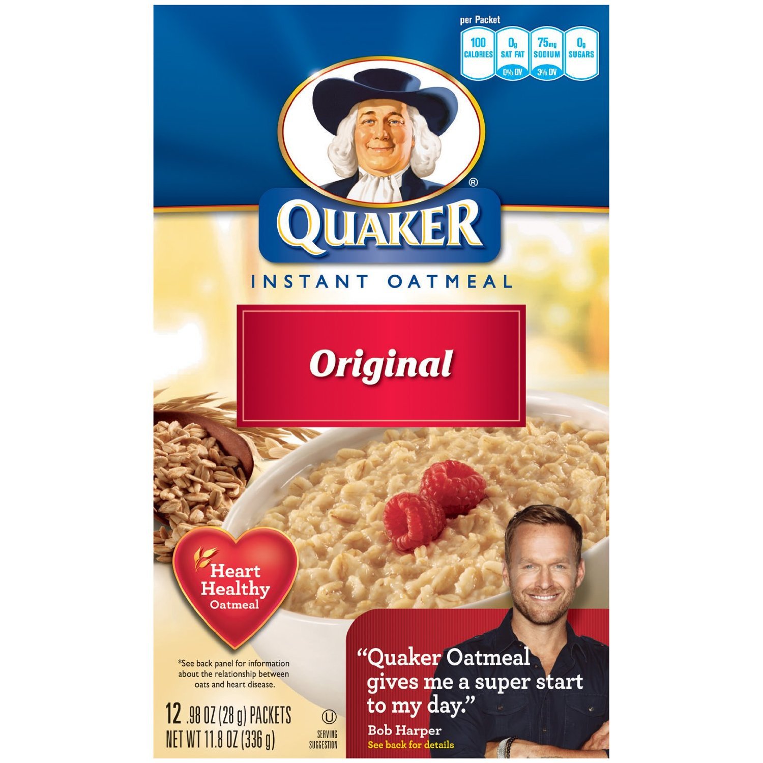 Quaker Instant Oatmeal Original 12 Count Box