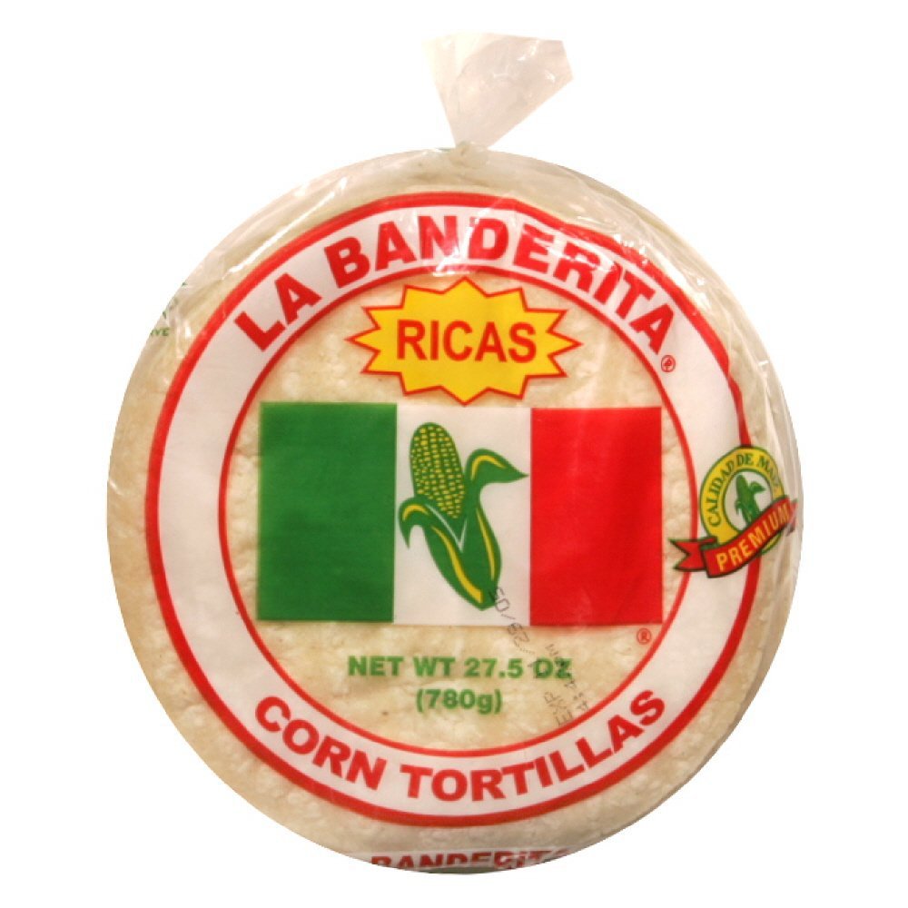 La Banderita, Corn Tortillas Ricas, 30 Count, 27.5oz Package (Pack of 2)